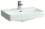 Viseči umivalnik Laufen Pro S 60x38 cm v beli izvedbi s prelivom in odprtino pro za armaturo na sredini