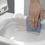 Bijeli viseča WC školjka Laufen Pro brez splakovalnega kroga sa skrivenim pričvršćenjem EasyFit 2.0.