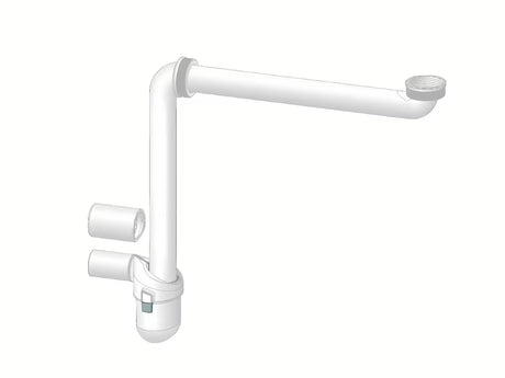 Sifon za Umivalnik Laufen pro odvod DN32 s mogućnošću priključka na DN40 preko redukcije.