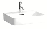 Bel viseči umivalnik Laufen Val 55x42 cm iz materiala SaphirKeramik s sredinsko odprtino pro armaturo