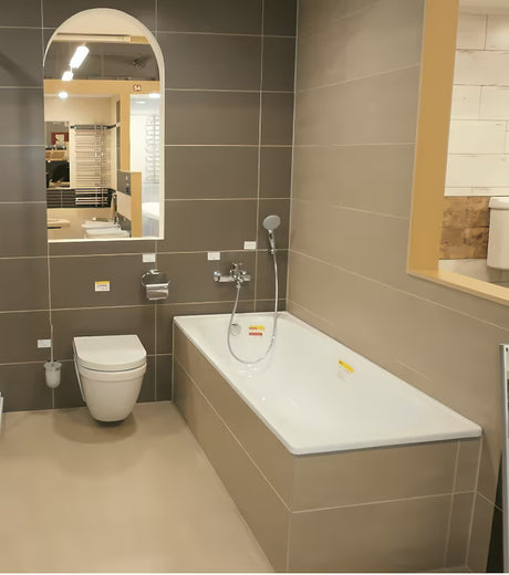 Pravokotna kad Multi 170x70 cm iz emajliranega jekla pro za levo ali desno postavitev