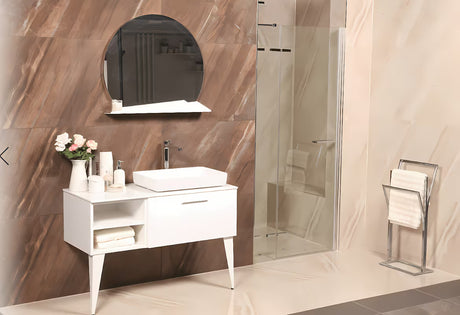 3-kraki samostoječi  kromirani držalo za brisače od metala pro za odlaganje manjih ručnika