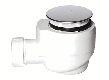 Praktičen sifon za kad SIKO Chrome pro odtok 50 mm z zgornjim čiščenjem