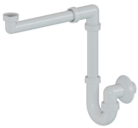 SIKO Multi sifon za umivalnik za kopalniško pohištvo pro prihranek prostora, 5/4 matica x 40 mm