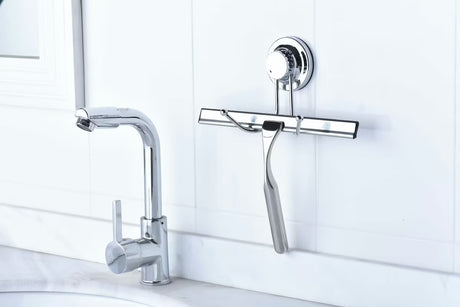 Multi Ecoloc strgalo za steklo u kromiranoj izvedbi s vakuumskom čašicom bez bušenja