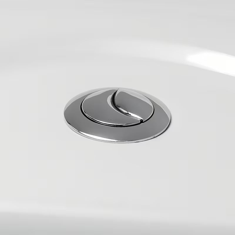 Beli WC monoblok Multi Eur v klasičnem slogu z zadnjim odtokom in mehanizmom DualFlush