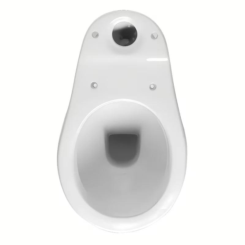 Bel WC monoblok Multi Eur s spodnjim odtokom v tla in kotličkom, vključno z ventili