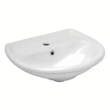 Bel viseče keramični umivalnik Multi 50 x 39,5 cm z odprtino pro armaturo na sredini