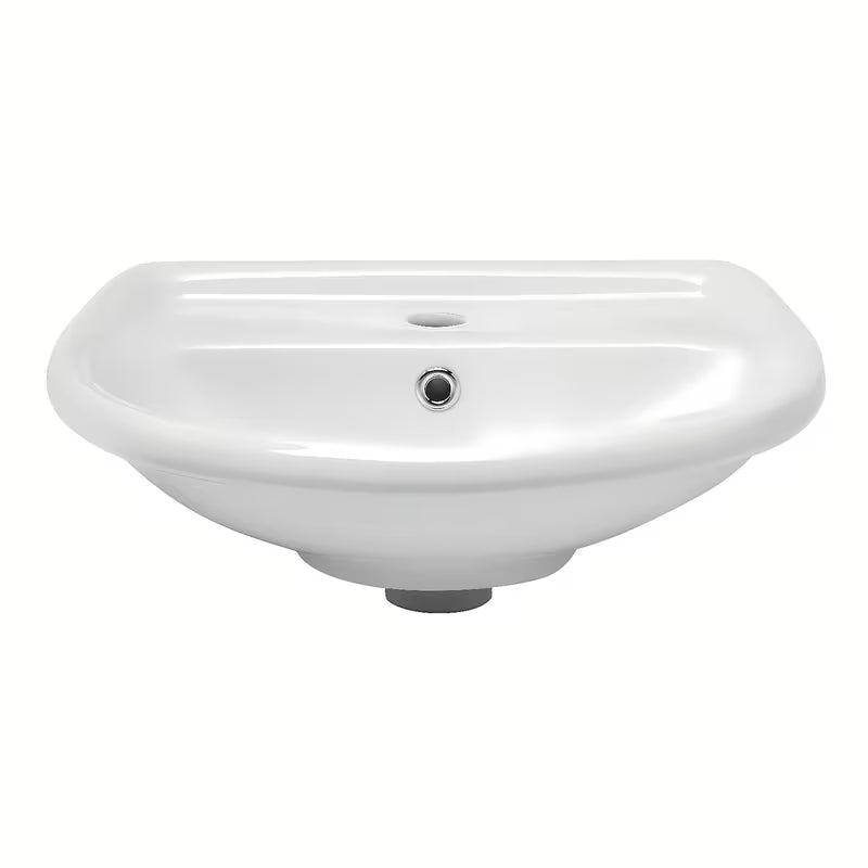 Bel viseče keramični umivalnik Multi 50 x 39,5 cm z odprtino pro armaturo na sredini
