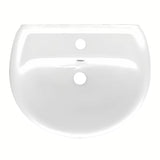 Bel viseče keramični umivalnik Multi 50 x 39,5 cm z odprtino pro armaturo na sredini