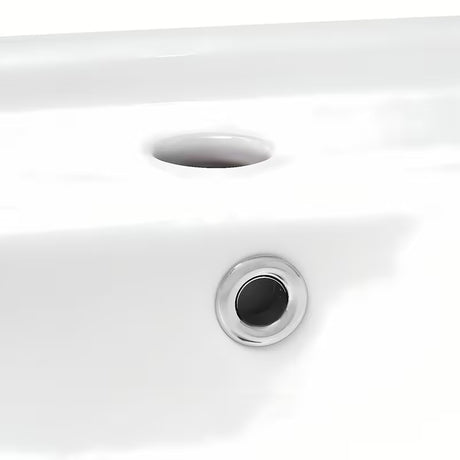 Bel viseče keramični umivalnik Multi 50 x 39,5 cm z odprtino pro armaturo na sredini
