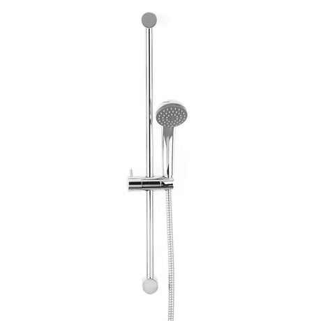 Tuš set Multi Chrome z drsnim nosilcem pro za nastavitev višine tuši