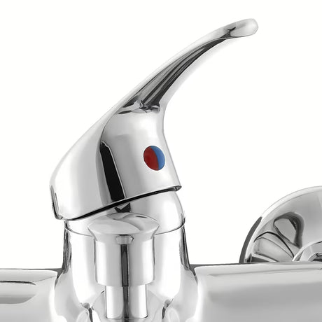 Enoročna stenska armatura za kad Multi u kromiranoj izvedbi sa zaobljenim dizajnom