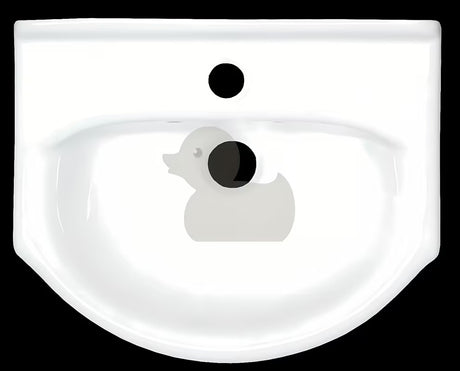 Multi Pro ormarić s keramičkim umivaonikom u bijeloj boji s kromiranim ručkicama