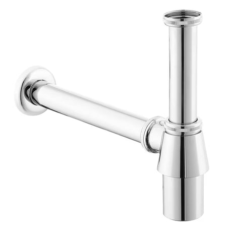 Dizajnerski sifon za umivalnik SIKO Multi v izvedbi chrome pro za umivalnik s premerom 32 mm.