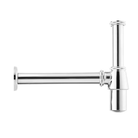 Dizajnerski sifon za umivalnik SIKO Multi v izvedbi chrome pro za umivalnik s premerom 32 mm.