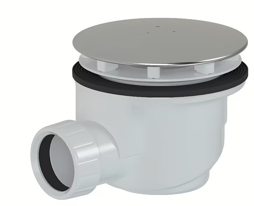 Sifon Multi ke za tuš kadu 90 mm s kromiranim pokrovom i gornjim čišćenjem