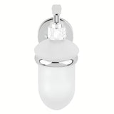 Eleganten dozirnik za milo Multi Simple v izvedbi chrome pro za vsakodnevno uporabo v kopalnici.