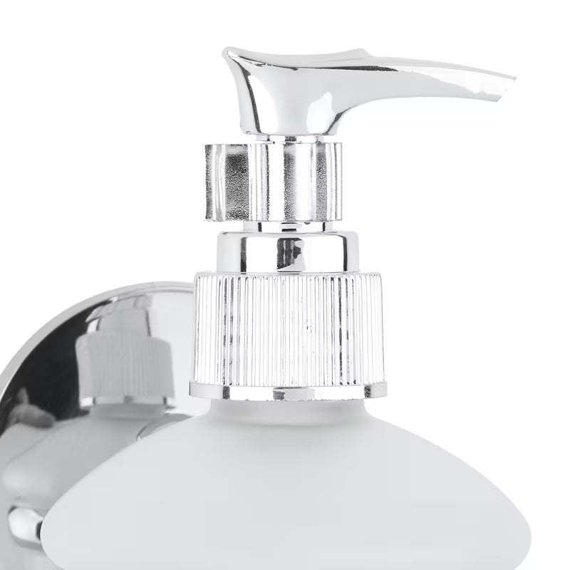 Eleganten dozirnik za milo Multi Simple v izvedbi chrome pro za vsakodnevno uporabo v kopalnici.