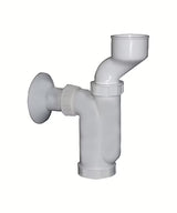 Bel urinalni sifon Slovarm Multi vključno z manšeto in odtočno cevjo 40 mm.