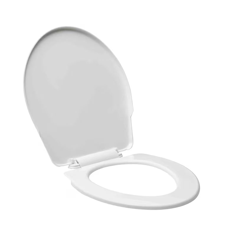 Bela WC deska Multi Lyra Plus iz termoplasta s plastičnimi tečaji in skritim pritrjevanjem