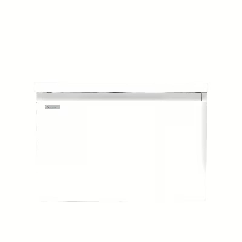 Viseča omarica pod umivalnikom Naturel Ancona 80x46 cm v beli barvi s sijajno površino