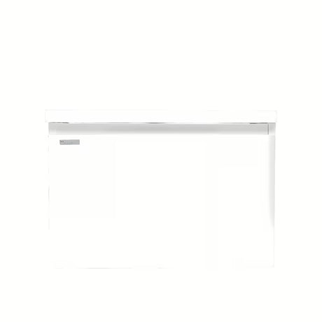 Viseča omarica pod umivalnikom Naturel Ancona 80x46 cm v beli barvi s sijajno površino