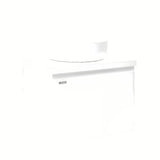 Bijela viseča omarica pod umivalnikom Naturel Ancona 60x46 cm sa sjajnom površinom