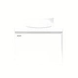 Bijela viseča omarica pod umivalnikom Naturel Ancona 60x46 cm sa sjajnom površinom