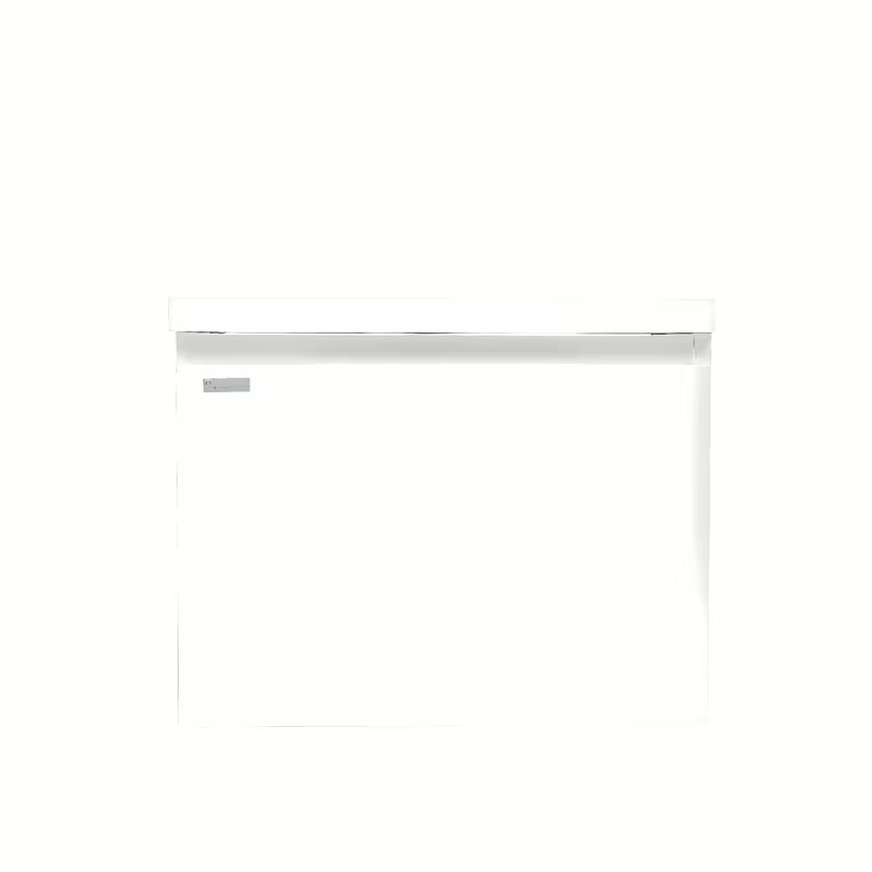 Bijela viseča omarica pod umivalnikom Naturel Ancona 60x46 cm sa sjajnom površinom