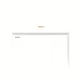 Viseča omarica pod umivalnikom Naturel Ancona 80x46 cm u bijeloj boji sa sjajnom površinom