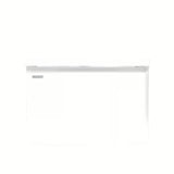 Viseča omarica pod umivalnikom Naturel Ancona 80x46 cm u bijeloj boji sa sjajnom površinom