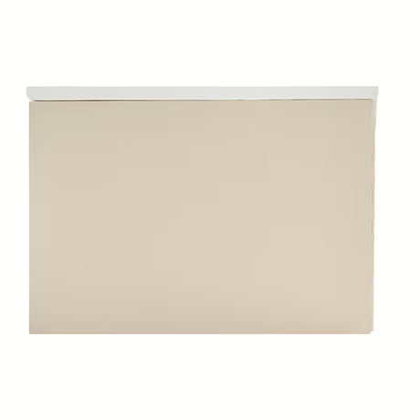 Viseča kopalniška omarica z umivalnikom Naturel Austen 120x35x52 cm v mat bež barvi