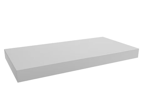 Viseča plošča za umivalniško skledo Naturel Dolce v barvi glossy white, dimenzije 100x8x50 cm.