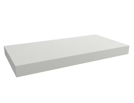 Viseča pult za umivalnik Naturel Dolce v beli mat barvi (white matt), dimenzije 100x50x8 cm.