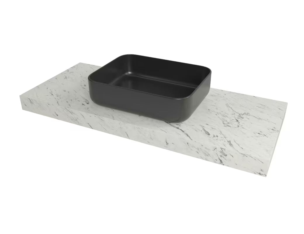 Plošča pod umivalniško skledo Naturel Dolce v izvedbi marmor Carrara