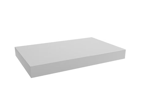 Viseča plošča za umivalniško skledo Naturel Dolce 80x50x8 cm v barvi glossy white