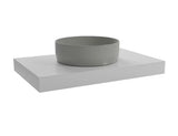 Viseča plošča za umivalniško skledo Naturel Dolce 80x50x8 cm v barvi glossy white