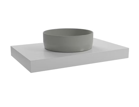 Viseča plošča za umivalniško skledo Naturel Dolce 80x50x8 cm v barvi glossy white