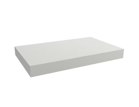 Naturel Dolce viseča plošča za umivalniško skledo 80x50x8 cm v mat beli barvi (white matt)