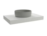 Naturel Dolce viseča plošča za umivalniško skledo 80x50x8 cm v mat beli barvi (white matt)