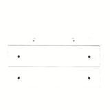 Bijela viseča kopalniška omarica Naturel Forli s keramičkim umivaonikom 120x53x46 cm