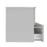 Viseča kopalniška omarica Naturel Forli s umivaonikom za namještaj u sivo-mat izvedbi