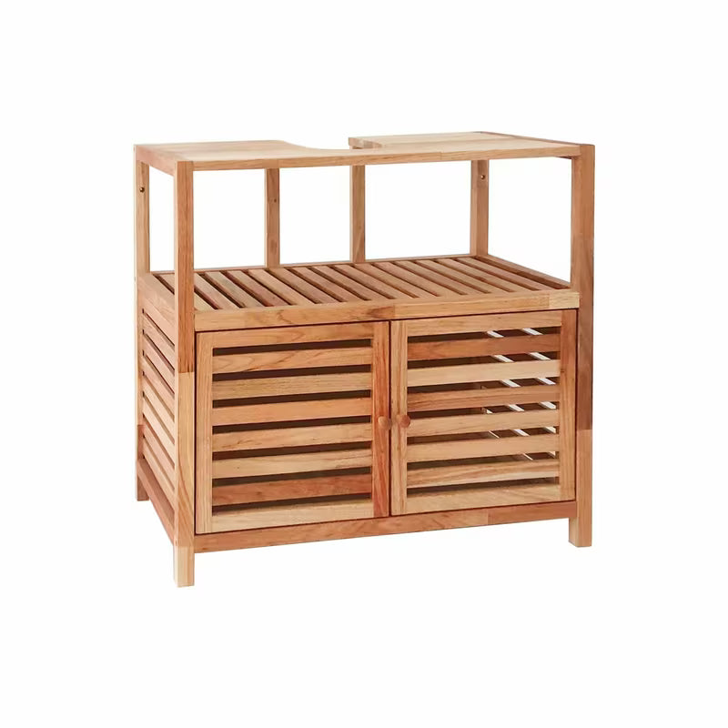 Stoječa omarica pod umivalnikom Naturel Home u dekoru oraha 67,5x35,5x63 cm s mat površinom