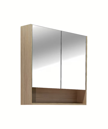 Omarica z Ogledalom Naturel Lucca 80x75 cm v dekorju hrasta z zrcalnimi vrati