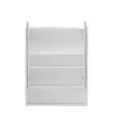 Bijeli omarica z ogledalom Naturel Lucca 60x75 cm sa zrcalnim vratima i unutarnjim policama.