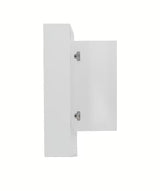 Bijeli omarica z ogledalom Naturel Lucca 60x75 cm sa zrcalnim vratima i unutarnjim policama.