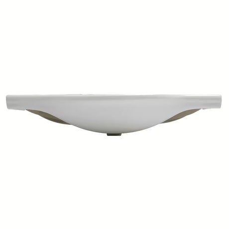 Bel keramični pohištveni umivalnik Naturel Pro 102 x 50 cm z odprtino pro za armaturo na sredini