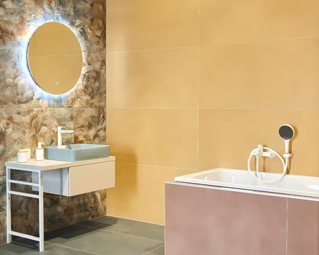 Okruglo LED ogledalo Naturel Project 60x60 cm s senzorjem i s folijom protiv zamagljivanja