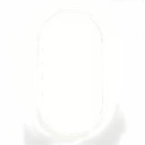 Ovalno LED ogledalo Naturel Project 60x120 cm s senzorjem i folijom protiv zamagljivanja